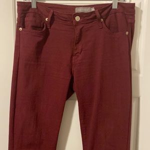 Just USA size 30 rust color skinny pants